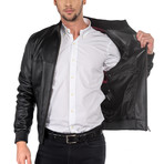 Nunzio Leather Jacket // Black (S)