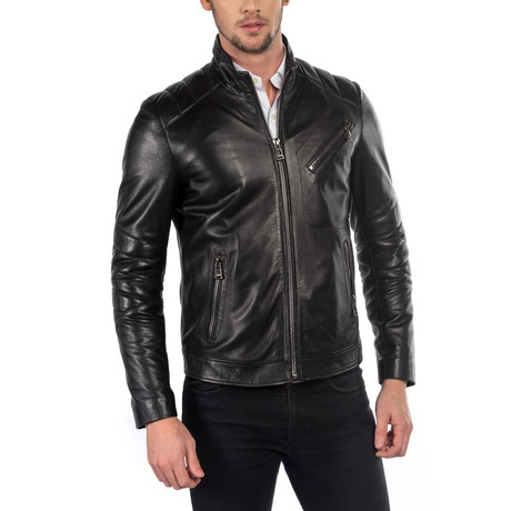 Bruno Leather Jacket // Black (S)