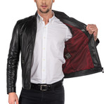 Bruno Leather Jacket // Black (L)