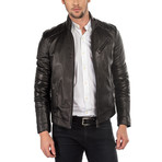 Milo Leather Jacket // Black (L)