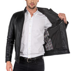 Arturo Leather Jacket // Black (3XL)