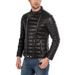 Omero Leather Jacket // Black (L)