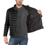 Omero Leather Jacket // Black (L)