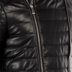 Omero Leather Jacket // Black (3XL)