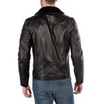 Cesare Leather Jacket // Black (XL)