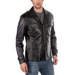 Liberto Leather Jacket // Black (XL)