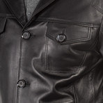 Liberto Leather Jacket // Black (2XL)