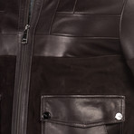 Dario Leather Jacket // Brown (2XL)