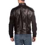Dario Leather Jacket // Brown (M)