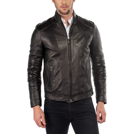 Milo Leather Jacket // Black (S)