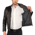 Milo Leather Jacket // Black (M)