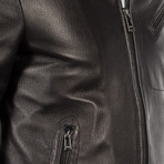 Milo Leather Jacket // Black (M)