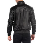 Nunzio Leather Jacket // Black (5XL)