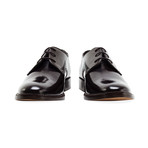 Patent Embossed Derby Shoe // Brown (UK: 6.5)