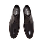 Patent Embossed Derby Shoe // Brown (UK: 6.5)