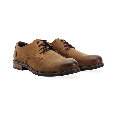 Plain Derby Shoe // Tan (UK: 6.5)