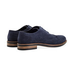 Suede Water Resistant Brogue // Navy (UK: 6.5)
