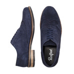 Suede Water Resistant Brogue // Navy (UK: 6.5)