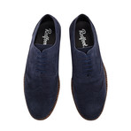 Suede Water Resistant Brogue // Navy (UK: 6.5)