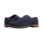 Suede Water Resistant Brogue // Navy (UK: 6.5)