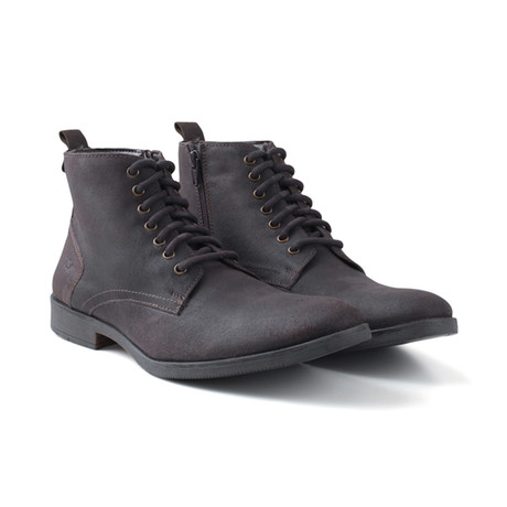 Leather Work Boot // Brown (UK: 6.5)