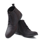 Leather Work Boot // Brown (UK: 6.5)