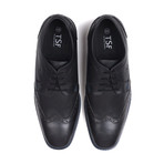 Derby Brogue Shoe // Black (UK: 6.5)