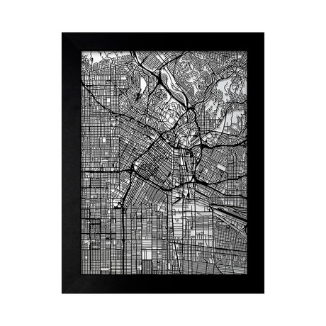 Los Angeles, CA (11"W x 14"H x 0.75"D)