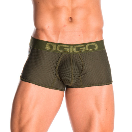 Cronos Mesh Boxer Short // Green (S)