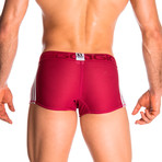 Cronos Mesh Boxer Short // Wine (S)