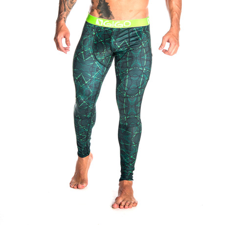 Jungle Lycra Pant // Green (S)