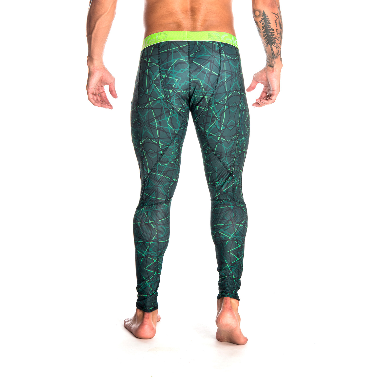 Jungle Lycra Pant // Green (S) - Gigo Underwear - Touch of Modern