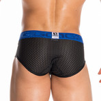 Active Fresh Mesh Brief // Black (S)