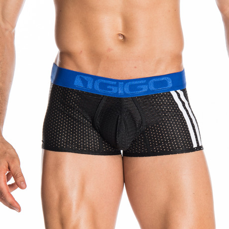 Active Fresh Mesh Boxer Short // Black (S)