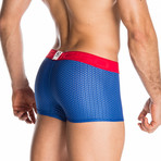 Active Fresh Mesh Boxer Short // Blue (S)