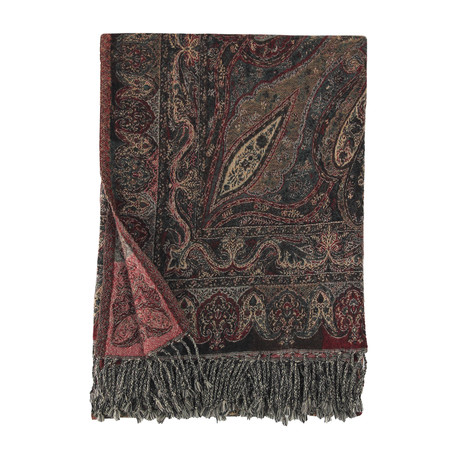 Verona Paisely Wool Throw