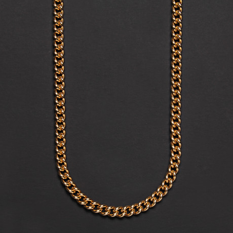 Curb Chain Necklace // Gold Filled (Small)