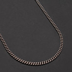 Curb Chain Necklace (Sterling Silver)