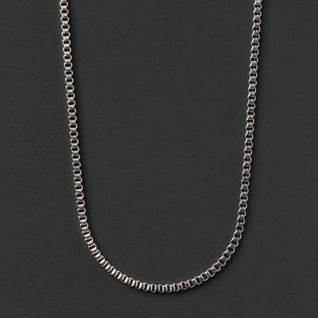 Box Chain Necklace (Stainless Steel)