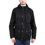 Aleks Jacket // Black + Camouflage (L)