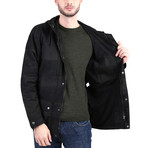 Aleks Jacket // Black + Camouflage (L)