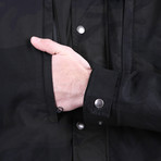 Aleks Jacket // Black + Camouflage (L)