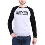 Sasha Sweatshirt // Black + Gray (XL)