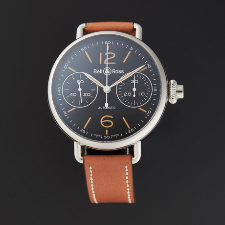 Bell & Ross WWI Chronographe Monopoussoir Heritage Automatic // BRWW1-MONO-HER/SCA // Store Display