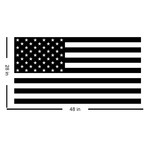 Gold American Flag
