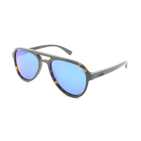 Maverick // Tortoise Acetate + Mirror Blue