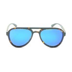 Maverick // Tortoise Acetate + Mirror Blue