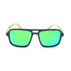 Wally // Black Acetate + Green