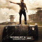 Rick's Gun // Cast Signed Poster // Custom Frame