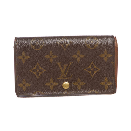 Authentic Louis Vuitton Brown Mono Mens Wallet 4in x 4in (CA0976)